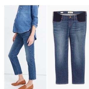 madewell maternity classic straight jeans